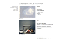 Desktop Screenshot of beatricebrunner.ch
