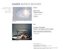 Tablet Screenshot of beatricebrunner.ch